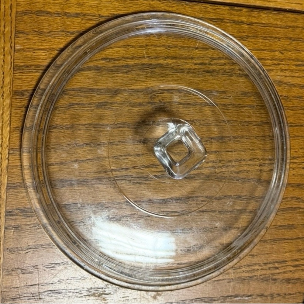 Vintage ~ Round ~ Glass ~ Lid ~ Pyrex For Crockpot ~ 8 3/4 Inches ~ Corning Ware